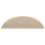 selvklæbende trappemåtter 30 stk. 56x17x3 cm sisal-look creme
