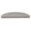 selvklæbende trappemåtter 30 stk. 65x21x4 cm sisal-look sølv