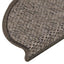 selvklæbende trappemåtter 30stk. 65x21x4cm sisal-look grå-beige