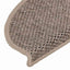 selvklæbende trappemåtter 30 stk. 65x21x4 cm sisal-look beige