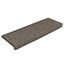 selvklæbende trappemåtter 30stk. 65x21x4cm sisal-look grå beige