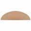selvklæbende trappemåtter 20 stk. 56x17x3 cm beige