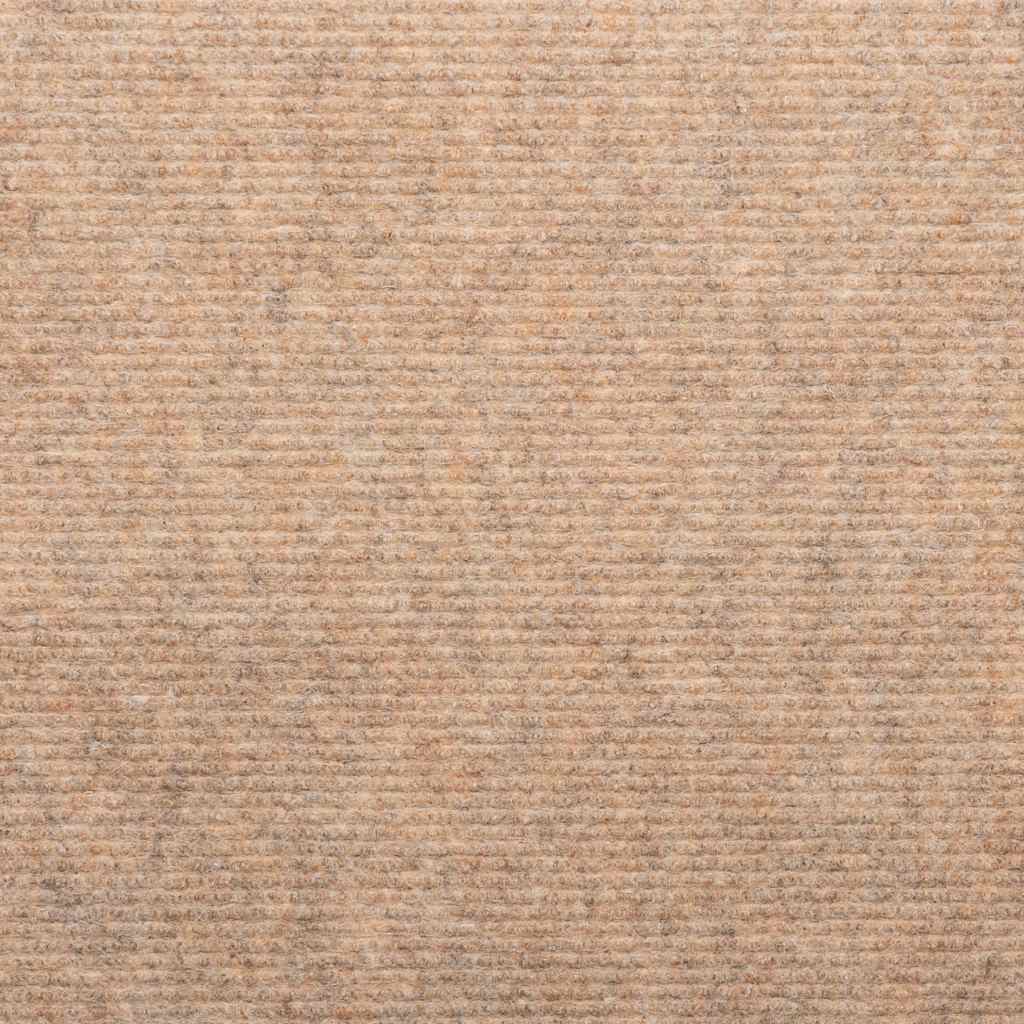 selvklæbende trappemåtter 20 stk. 56x17x3 cm beige