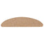 selvklæbende trappemåtter 30 stk. 56x17x3 cm beige