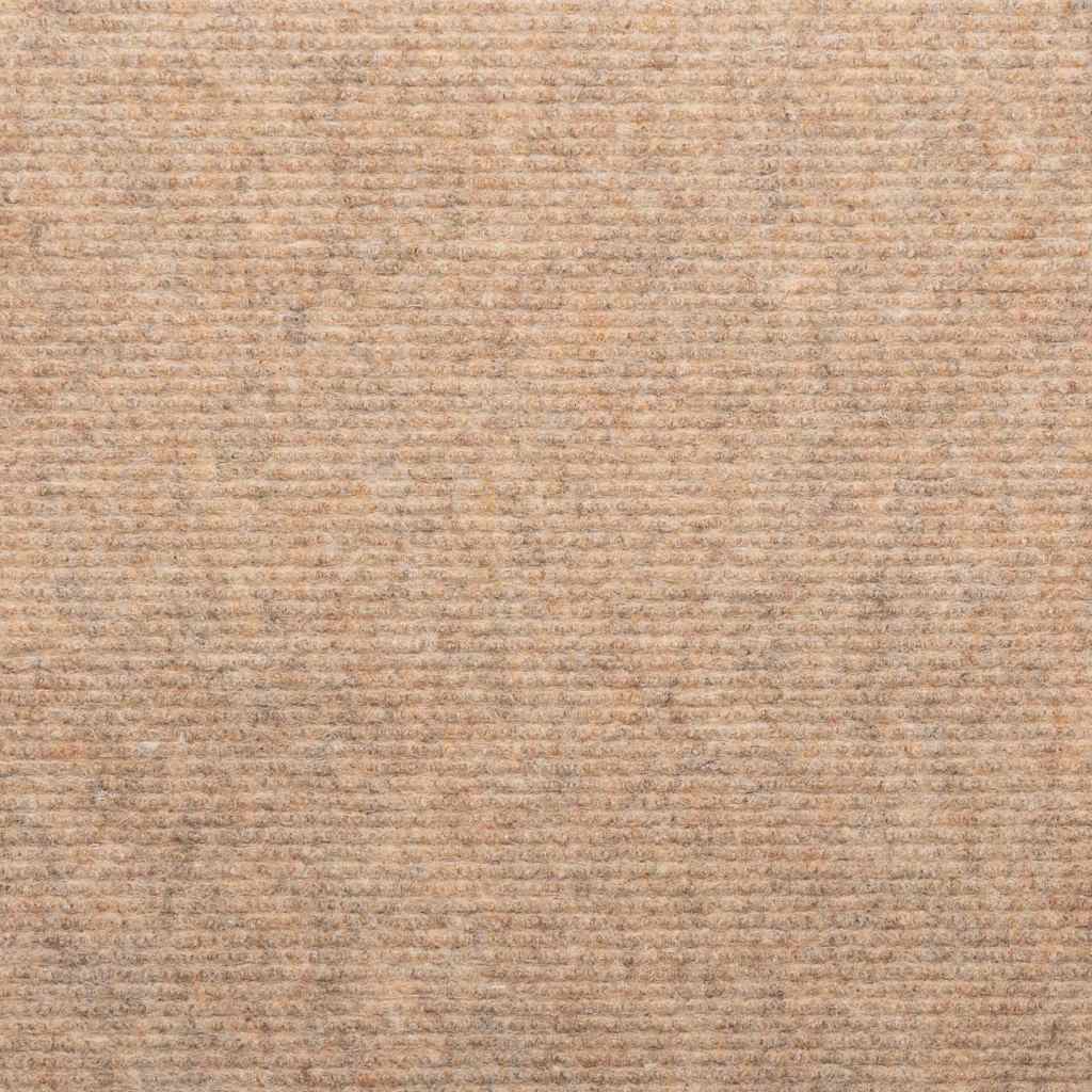 selvklæbende trappemåtter 30 stk. 56x17x3 cm beige