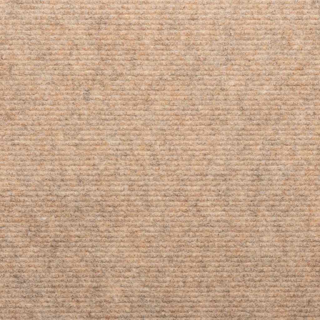 selvklæbende trappemåtter 30 stk. 65x22,5x3,5 cm beige