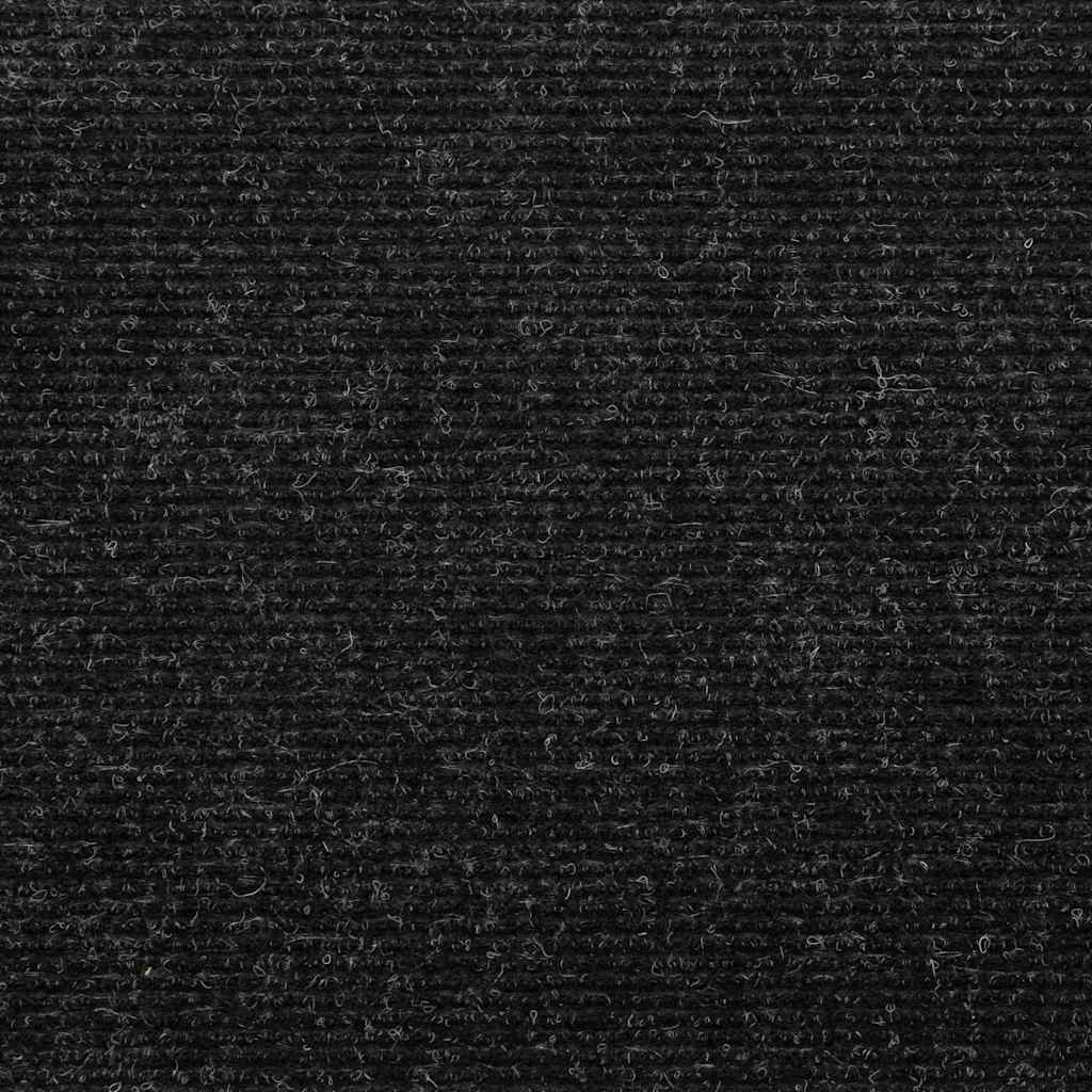 selvklæbende trappemåtter 20 stk. 56x17x3 cm antracitgrå