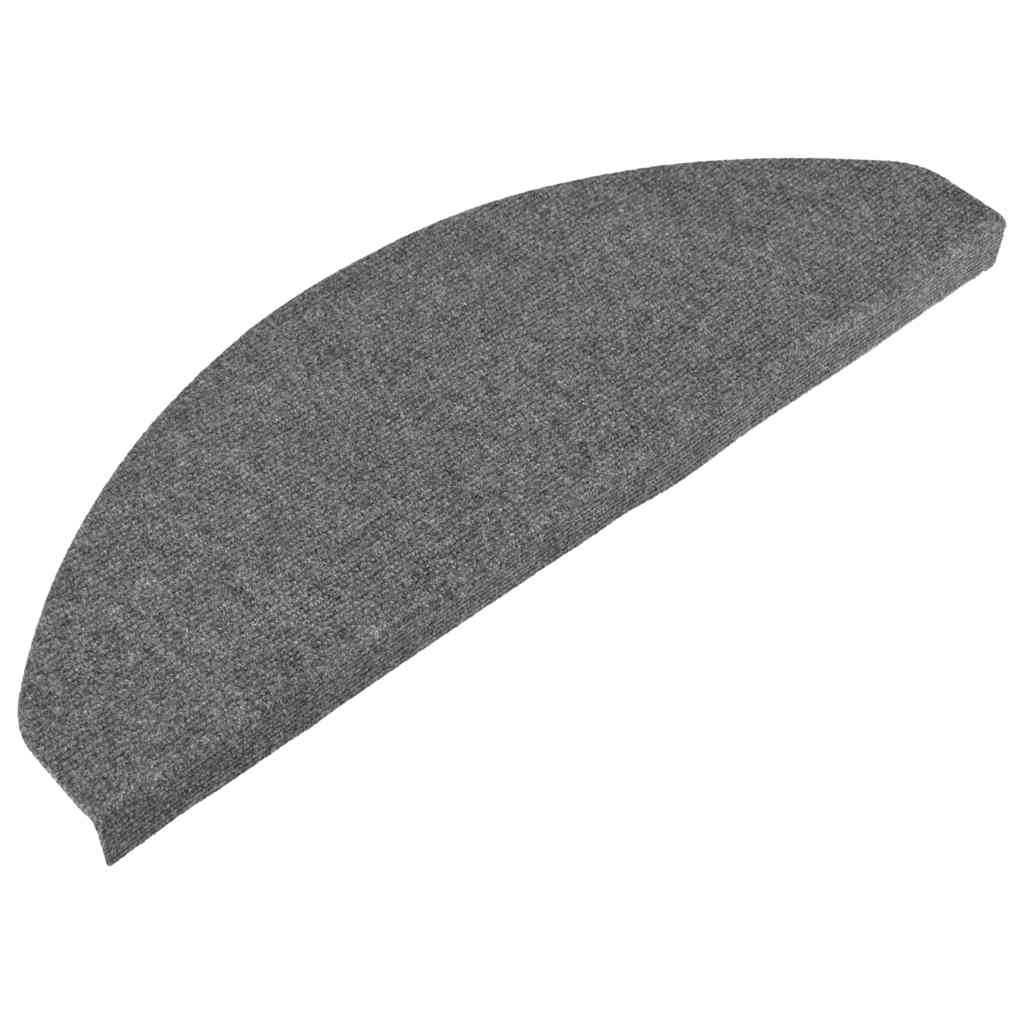selvklæbende trappemåtter 20 stk. 65x22,5x3,5 cm grå