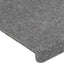selvklæbende trappemåtter 30 stk. 65x24,5x3,5 cm grå