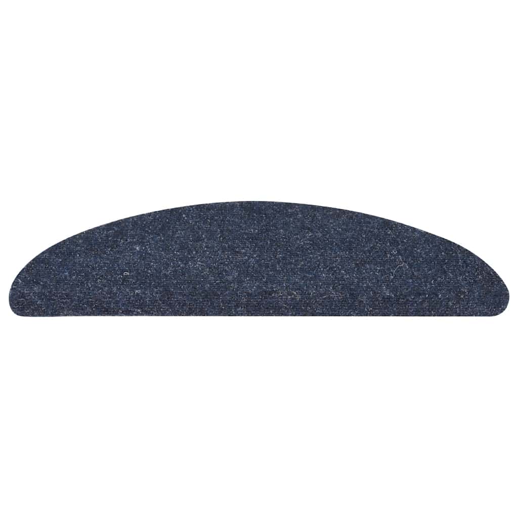 selvklæbende trappemåtter 30 stk. 56x17x3 cm blå