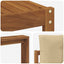 Udendørs sofagruppe med pude 6 pcs Naturlig og Beige