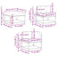 Udendørs sofagruppe 6 stk. Naturlig og Fløde