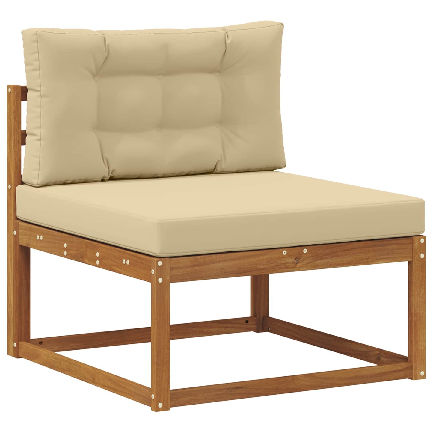 Udendørs sofagruppe 7 stk. Naturlig og Beige