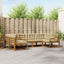Udendørs sofagruppe 6 stk. Naturlig og Beige