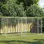 Hundebur Sølv 400 x 200 x 200 cm Galvaniseret stål