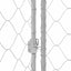 Hundebur Sølv 600 x 200 x 200 cm Galvaniseret stål