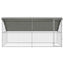 Hønsebur 2 pcs Sølv 400 x 200 x 200 cm Galvaniseret stål