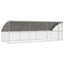 Hønsebur 3 stk. Sølv 600 x 200 x 200 cm Galvaniseret stål