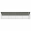 Hønsebur 4 pcs Sølv 800 x 200 x 200 cm Galvaniseret stål