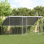 Hundehus 2 pcs Sølv 4 x 2 x 2 m Galvaniseret stål