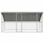 Hundehus 2 pcs Sølv 4 x 2 x 2 m Galvaniseret stål