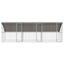 Hundehus 3 pcs Sølv 6 x 2 x 2 m Galvaniseret stål