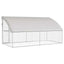 Hundehus 2 pcs Sølv 4 x 2 x 2 m Galvaniseret stål