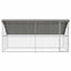 Hundehus 2 pcs Sølv 4 x 2 x 2 m Galvaniseret stål