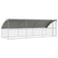 Hundehus 3 pcs Sølv 6 x 2 x 2 m Galvaniseret stål