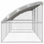 Hundehus 3 pcs Sølv 6 x 2 x 2 m Galvaniseret stål