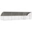 Hundehus 4 pcs Sølv 8 x 2 x 2 m Galvaniseret stål
