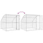 Hundehus 2 pcs Sølv 4 x 2 x 2 m Galvaniseret stål