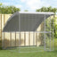 Hønsebur Sølv 2 x 2 x 2 m Galvaniseret stål