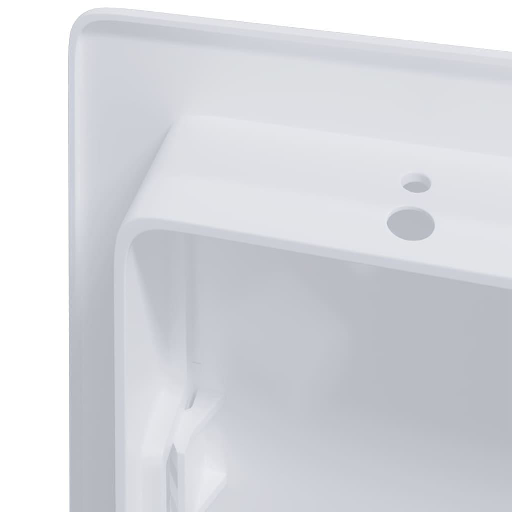 Adgangspaneler 2 pcs Hvid 15 x 23 cm ABS Plastik