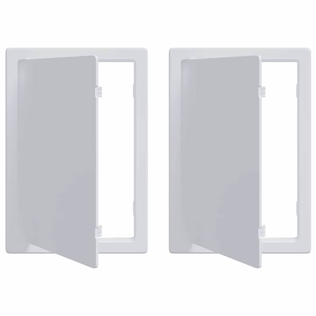 Adgangspaneler 2 pcs Hvid 15 x 23 cm ABS Plastik