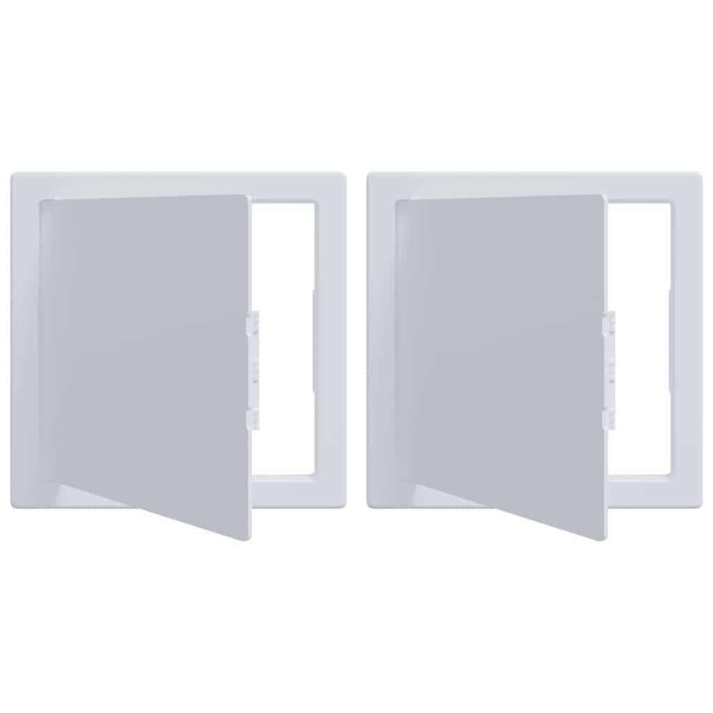 Adgangspaneler 2 pcs Hvid 20 x 20 cm ABS Plastik
