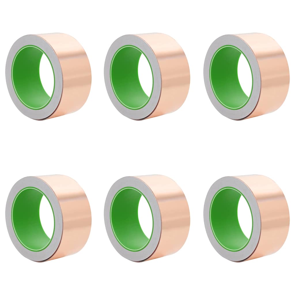 Kobberbånd til sneglebeskyttelse 6 pcs Kobber 50 mm x 20 m