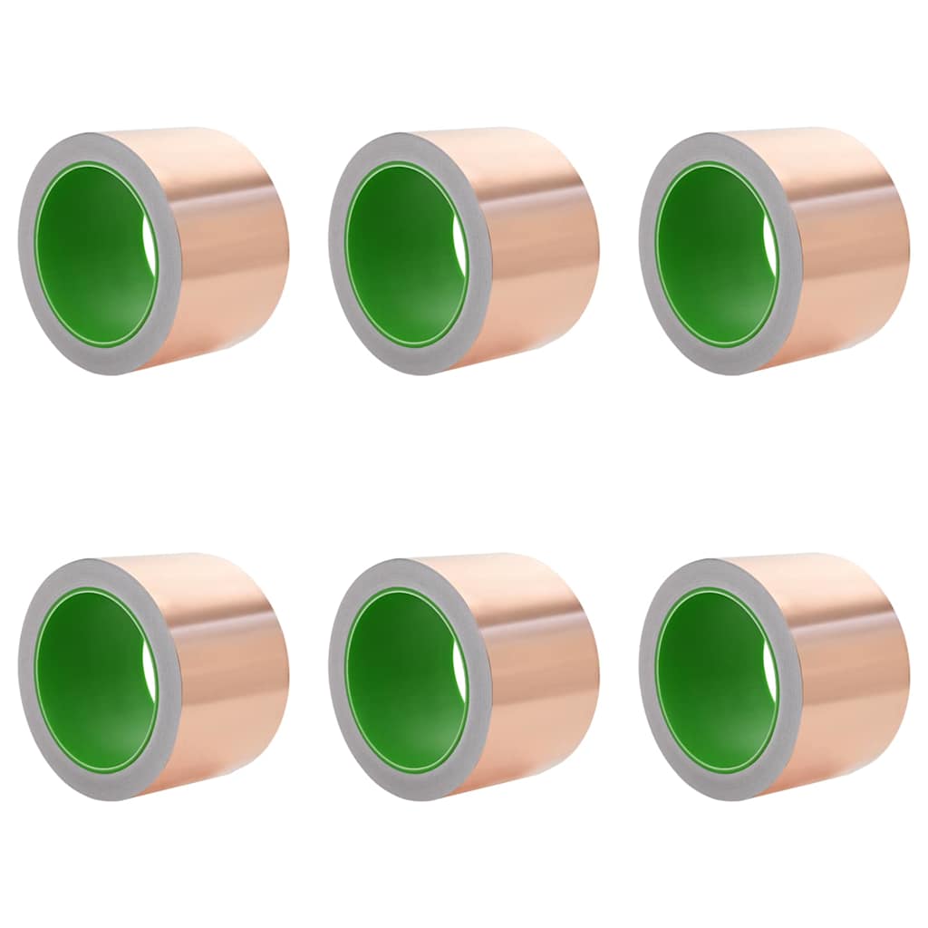 Kobberbånd til sneglebeskyttelse 6 pcs Kobber 70 mm x 20 m