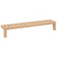Væghængt Reol Naturfarvet 62 x 10 x 12,5 cm Massiv valnøddetræ