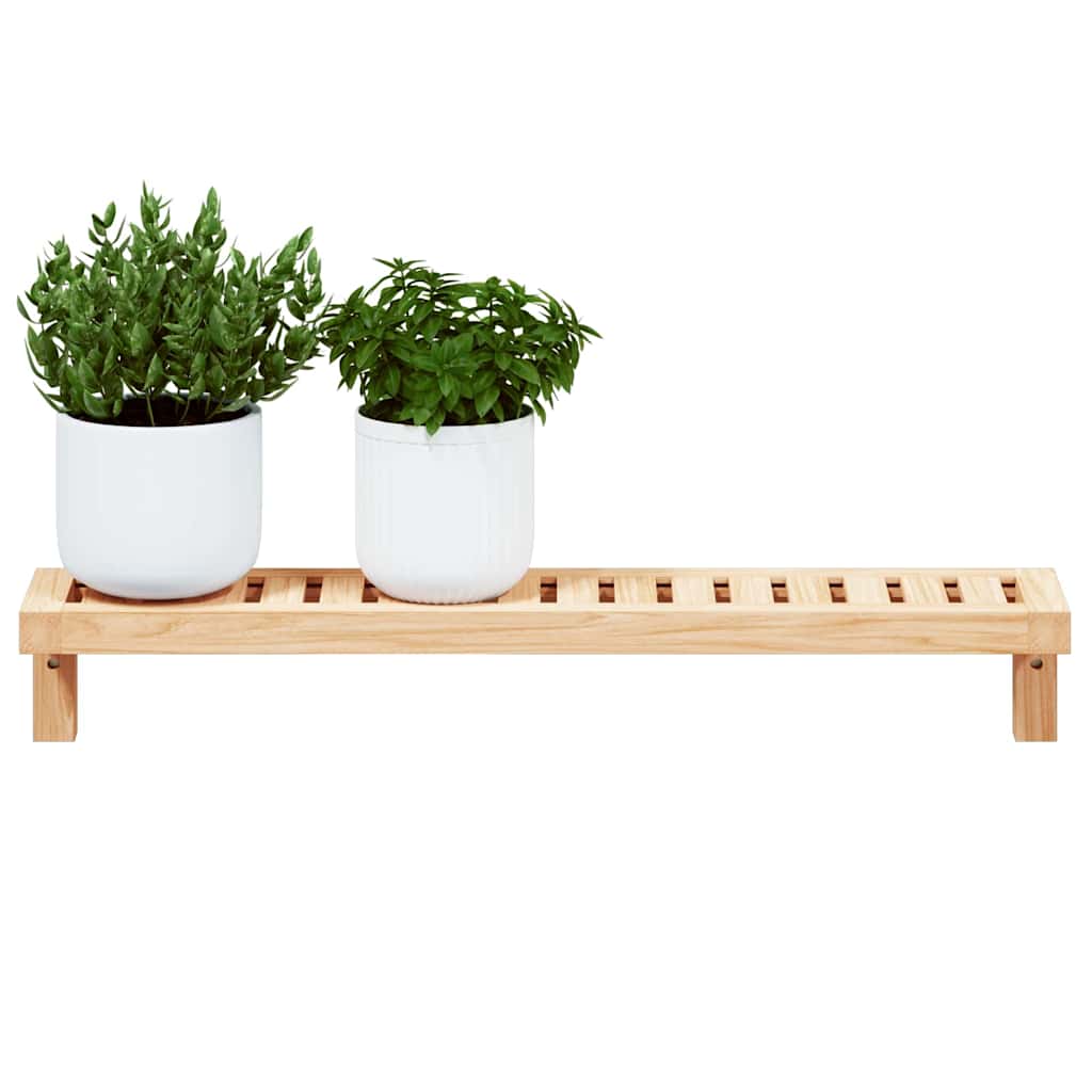 Væghængt Reol Naturfarvet 62 x 10 x 12,5 cm Massiv valnøddetræ