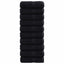 Gæstehåndklæde SOLUND 50 pcs Sort 30 x 30 cm 550 gsm