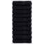 Gæstehåndklæde SOLUND 25 pcs Sort 100 x 150 cm 550 gsm