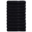 Gæstehåndklæde SOLUND 25 pcs Sort 80 x 200 cm 550 gsm