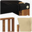 Udendørs sofagruppe med pude 3 pcs Naturlig og Beige