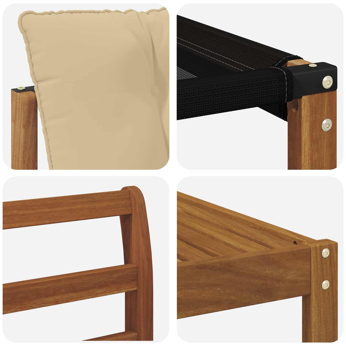 Udendørs sofagruppe 5 stk. Naturlig og Beige