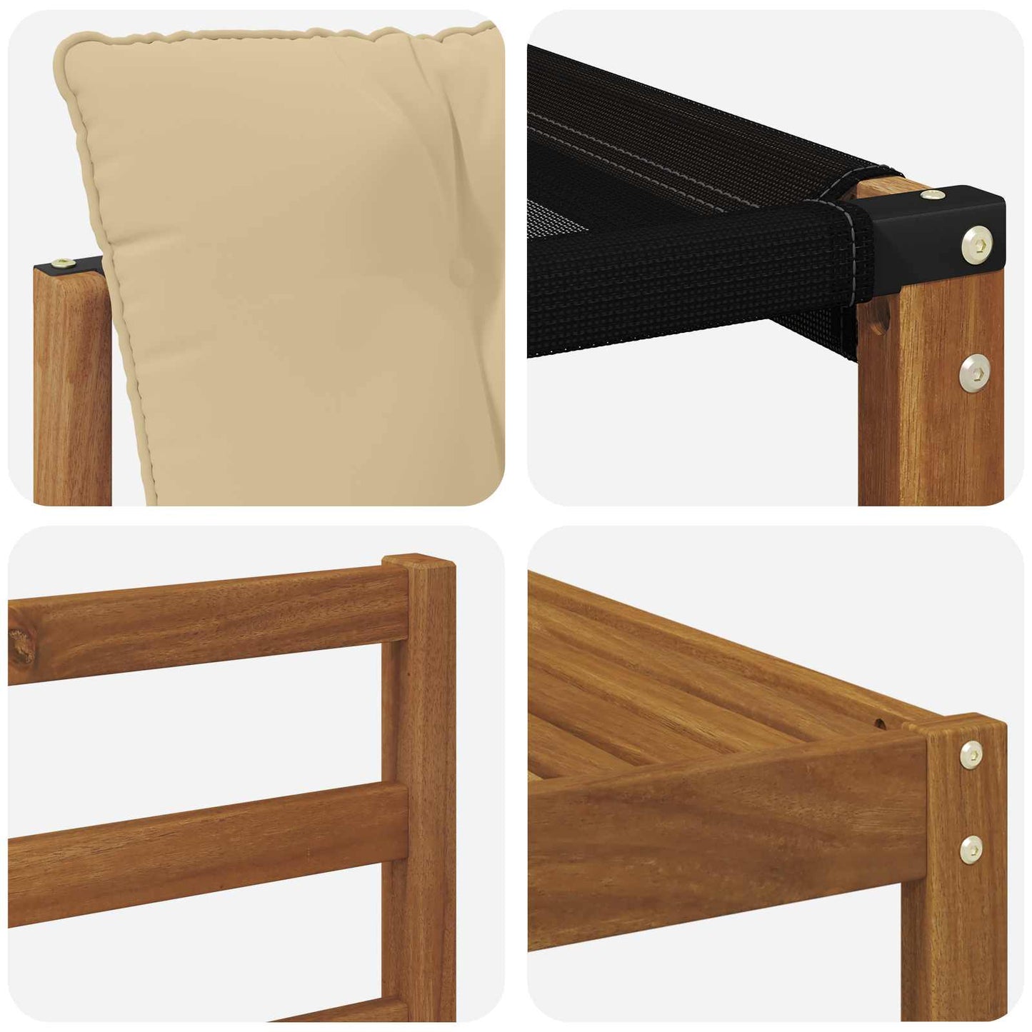 Udendørs sofagruppe 8 stk. Naturlig og Beige