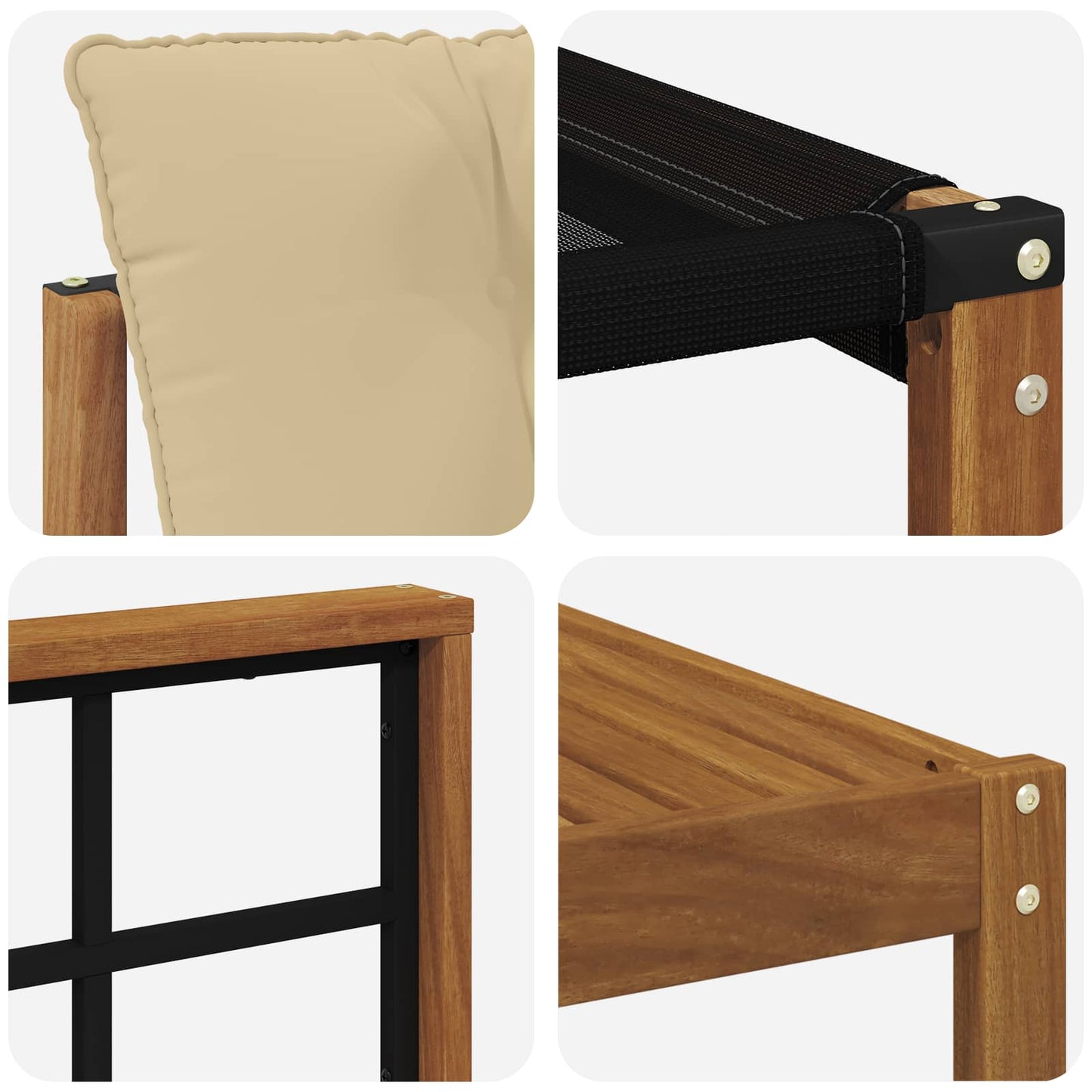 Udendørs sofagruppe 8 stk. Naturlig og Beige