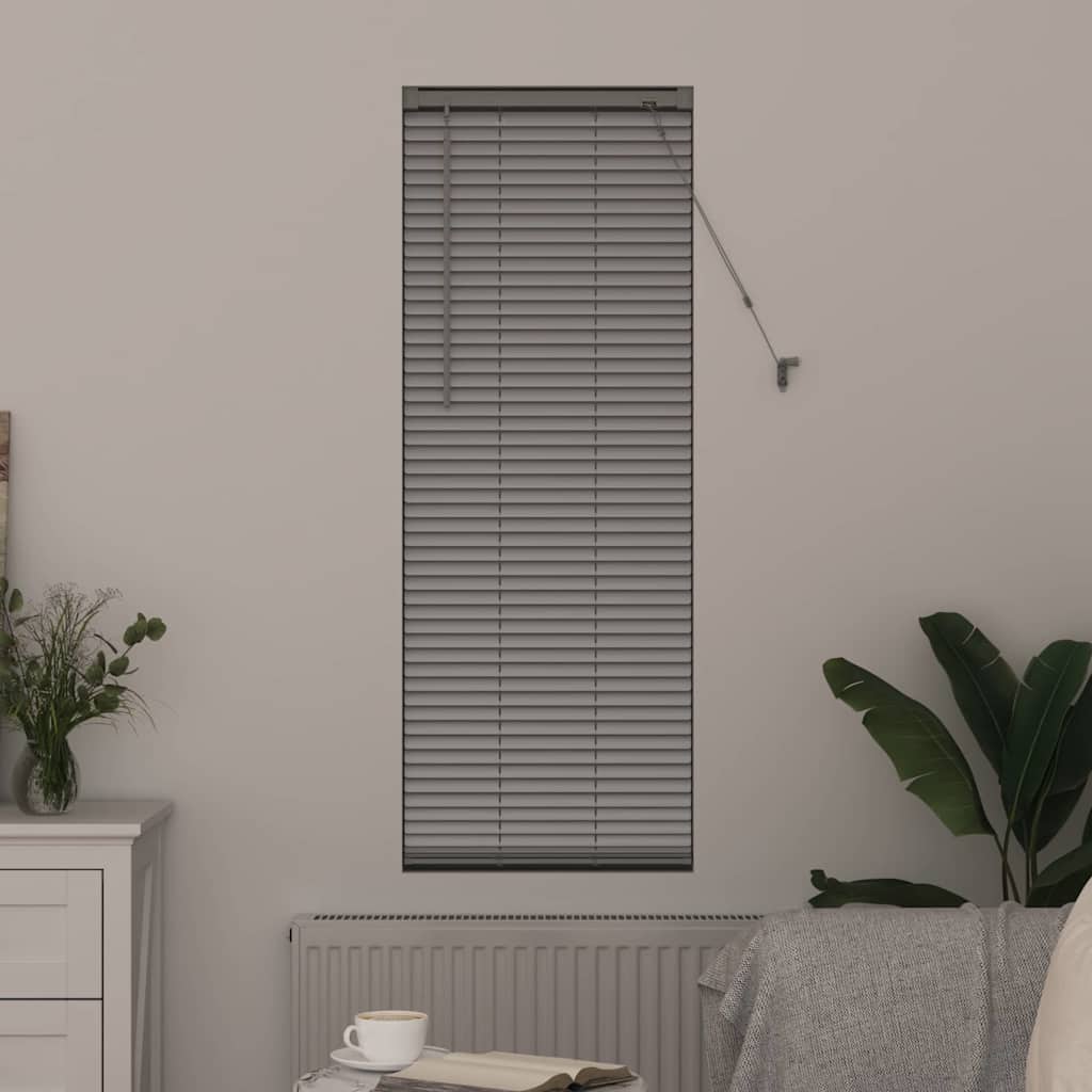 Persienner Sølv 130 x 45 cm Aluminium