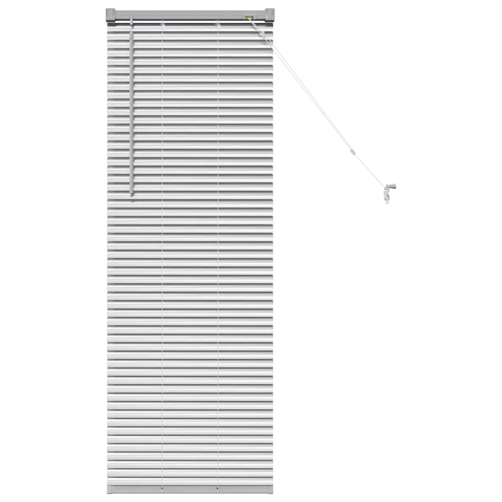 Persienner Sølv 130 x 45 cm Aluminium