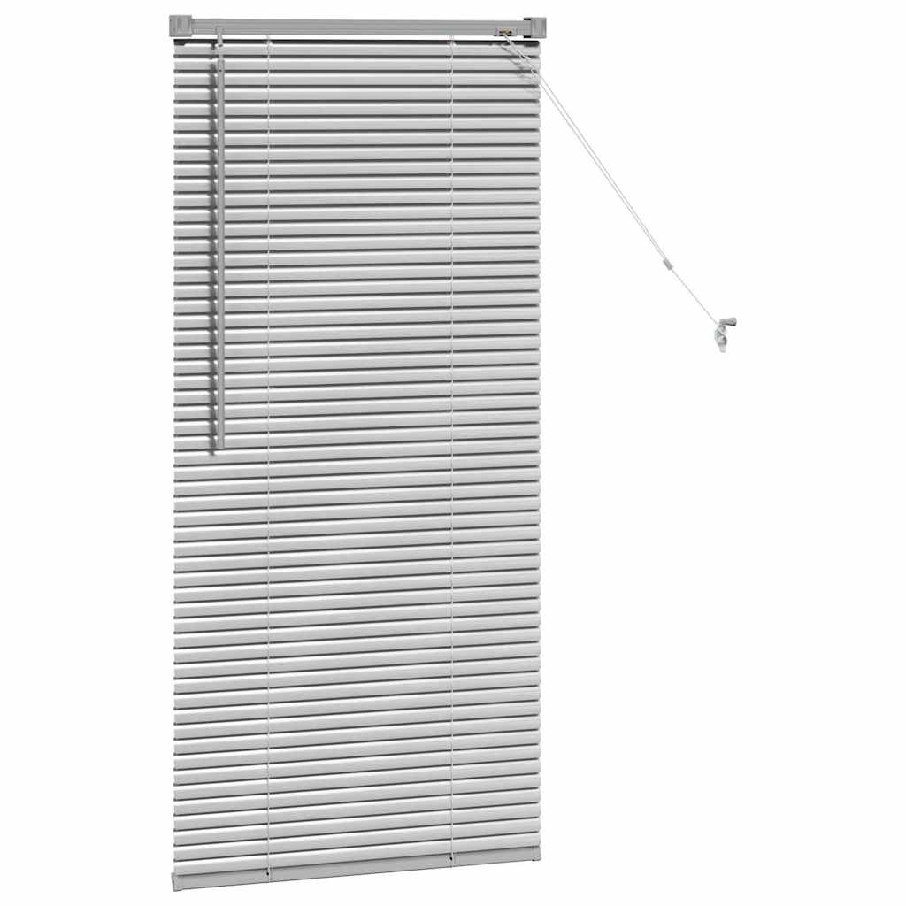 Persienner Sølv 130 x 60 cm Aluminium